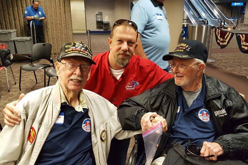 WWII vets support for Honor Flight
